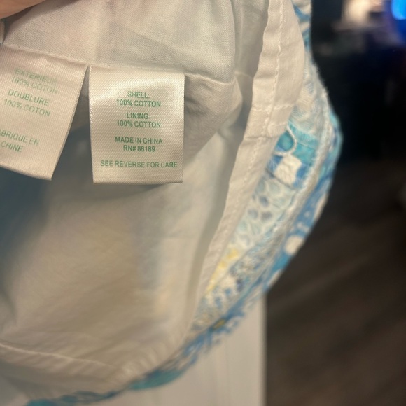 Lilly Pulitzer Floral Mini Dress in Blue and Yellow - Picture 6 of 6